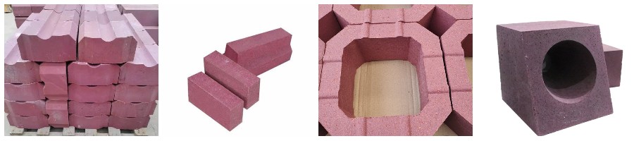 Chrome corundum refractory bricks in different sizes