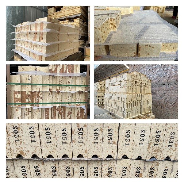Silica bricks ready for shipment