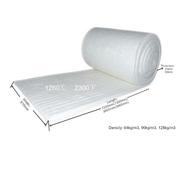 couverture en fibre de silicate d'aluminium