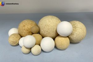 How do you change the refractory ceramic ball?